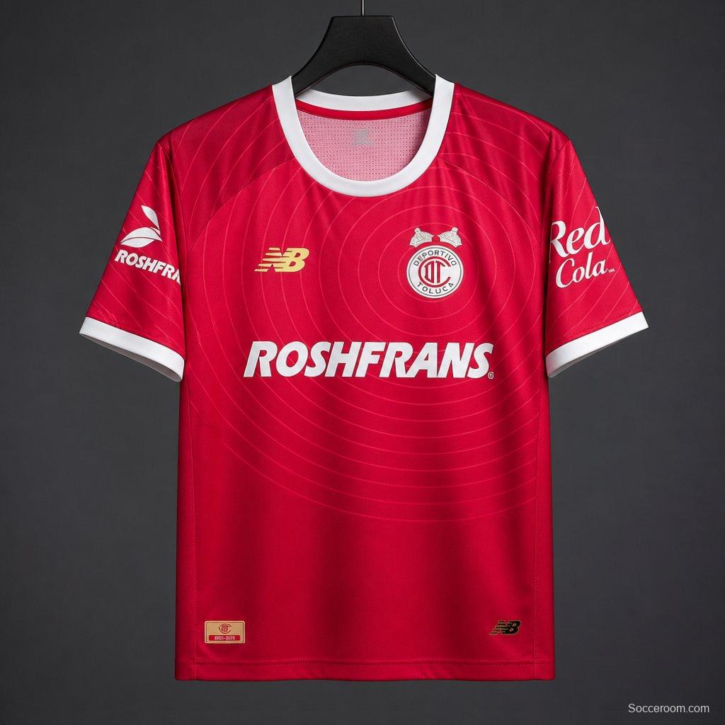 26/27 Toluca Red Special Edition "Bicampeón" Jersey