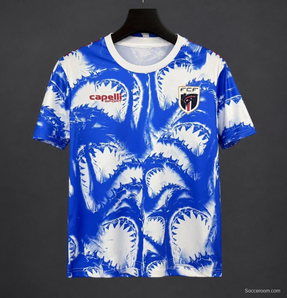 2026 World Cup Pre-Match Training Blue/White Jersey