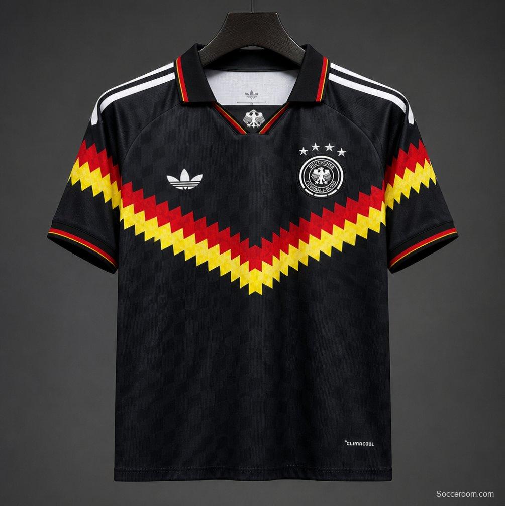 2026  Germany Special Edition Black 1990s Vintage Style Concept Jersey