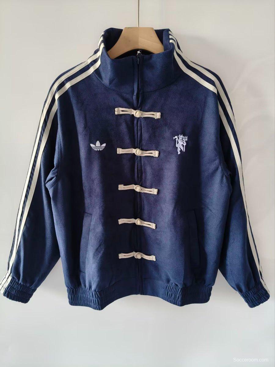26/27 Manchester United  x Adidas New Year Limited Edition Navy Track Jacket