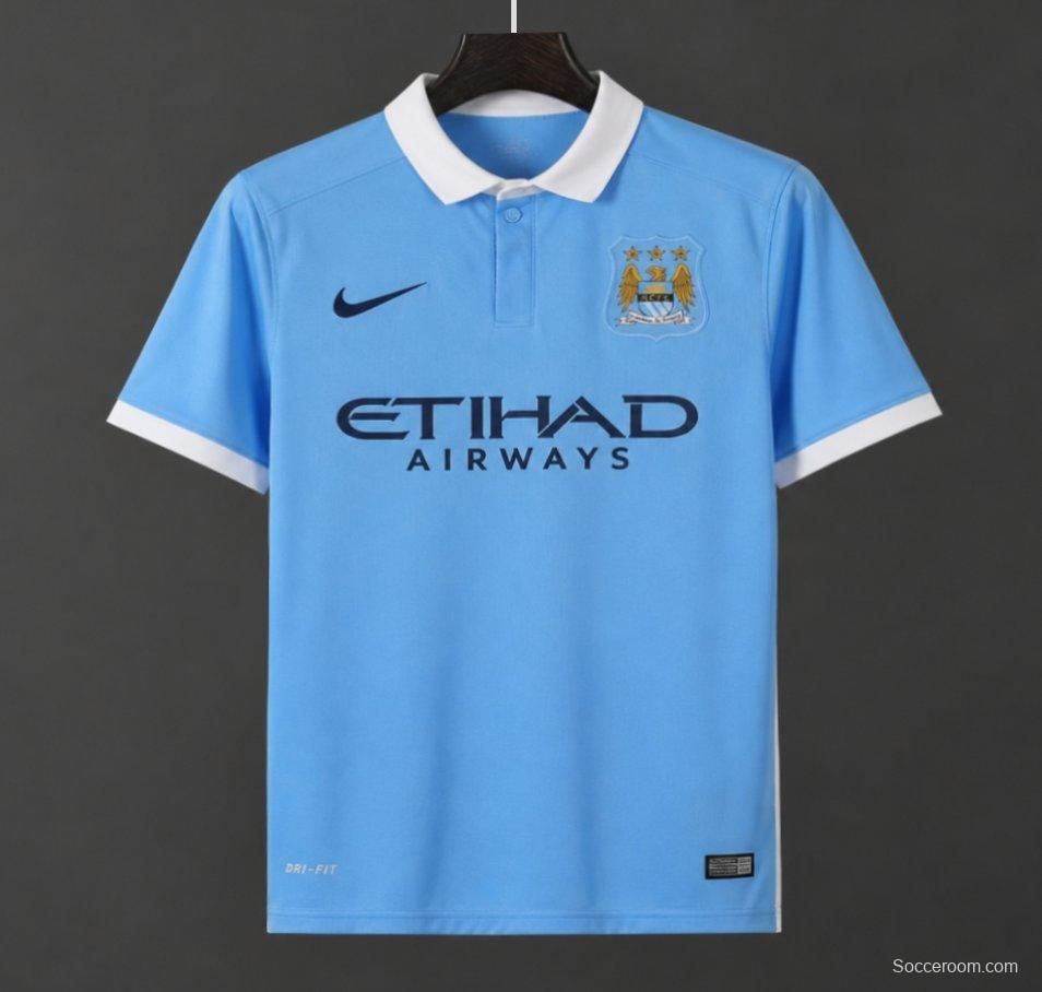 Retro 15/16 Manchester City Home Jersey