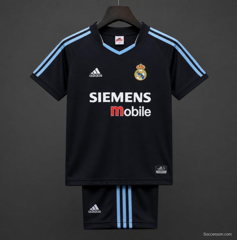 Retro Kids 03/04 Real Madrid Away Jersey